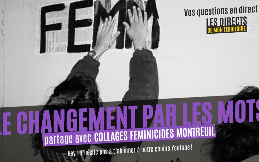 BALLADE AVEC LE GROUPE COLLAGES FÉMINICIDES MONTREUIL